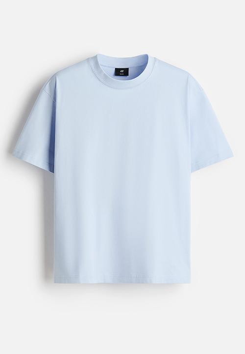 H&M - Relaxed fit t-shirt - light blue