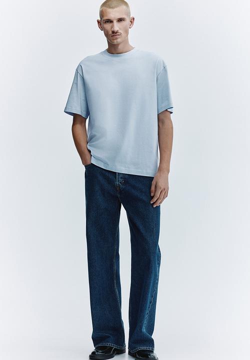 H&M - Relaxed fit t-shirt - light blue