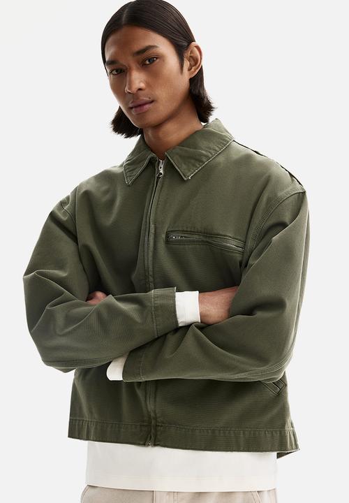 H&M - Collared jacket - khaki green