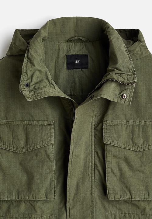 H&M - Cargo jacket - khaki green