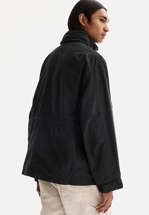 H&M - Cargo jacket - black