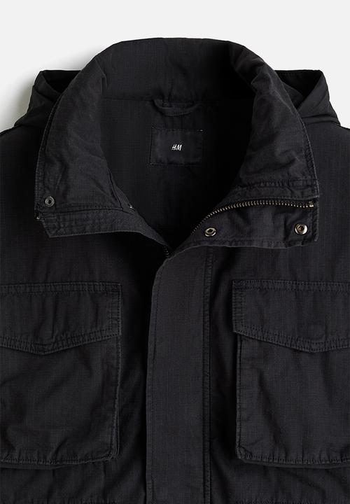 H&M - Cargo jacket - black