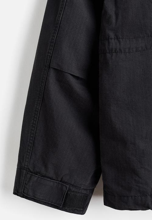 H&M - Cargo jacket - black