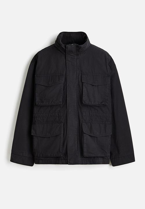 H&M - Cargo jacket - black