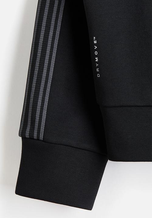 H&M - Oversized fit track jacket with drymove - black