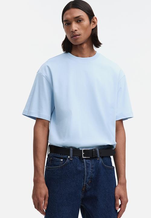 H&M - Oversized fit T-shirt - light blue