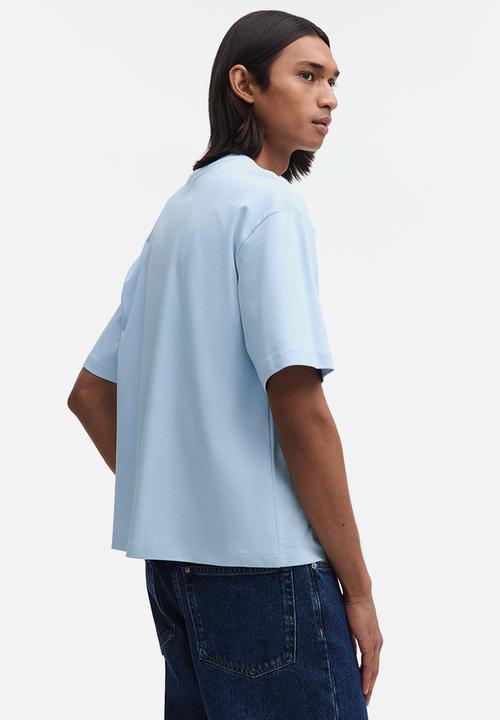H&M - Oversized fit T-shirt - light blue