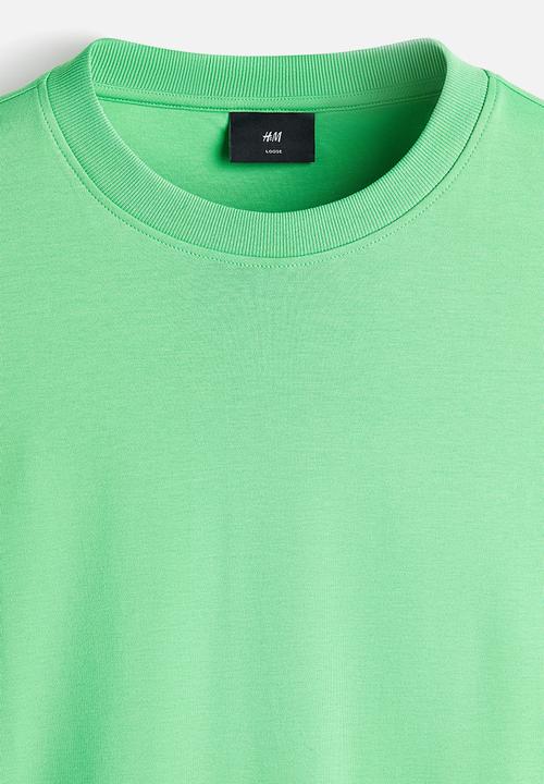 H&M - Oversized fit T-shirt - green