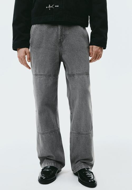 H&M - Loose fit worker jeans - grey