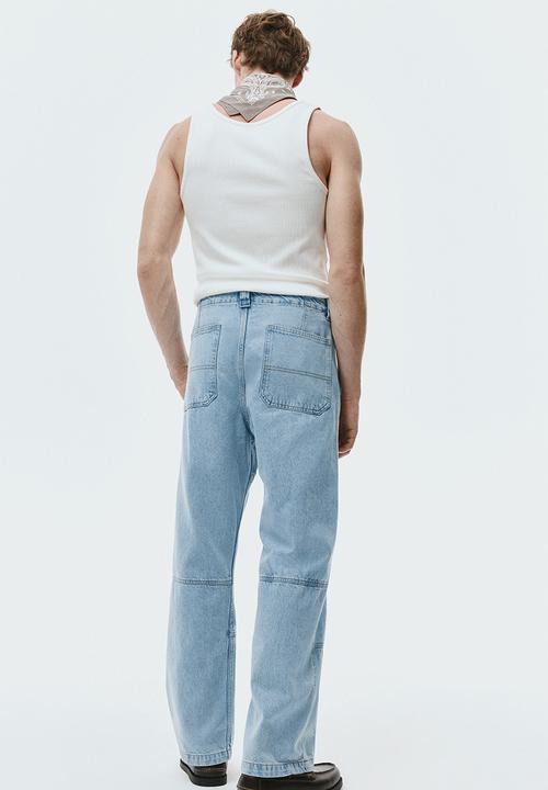 H&M - Loose fit worker jeans - denim blue