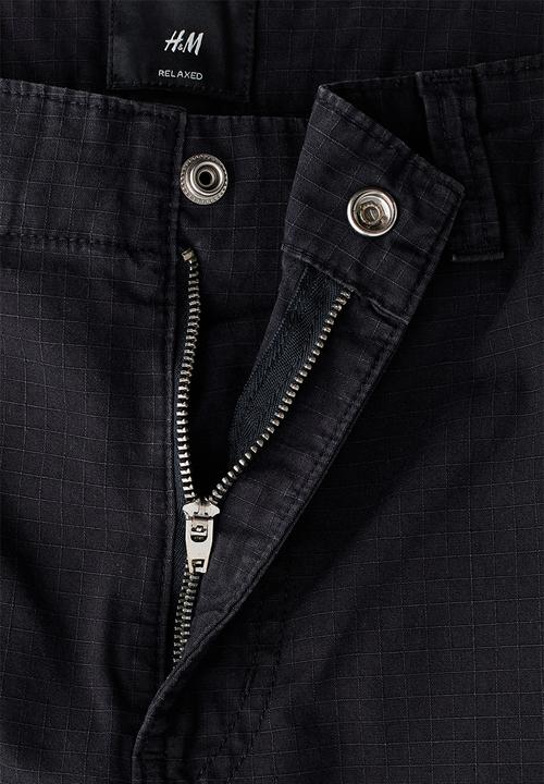 H&M - Relaxed fit trousers - dark grey