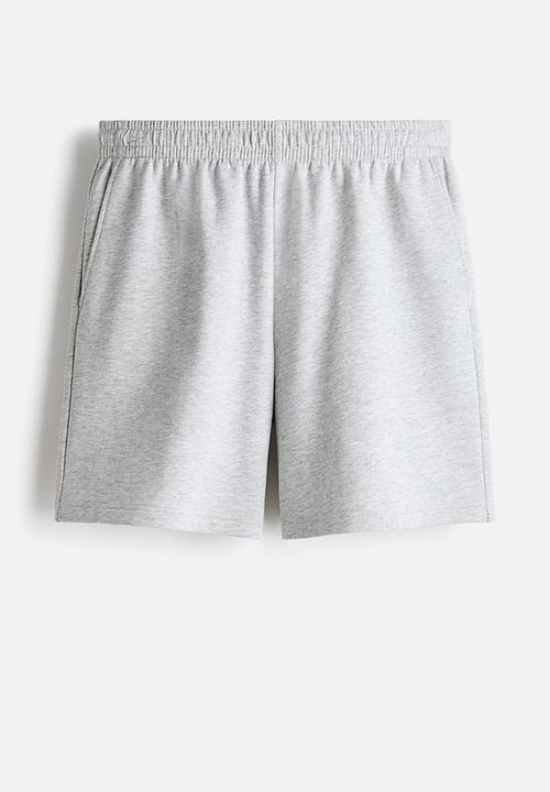 H&M - Regular fit sweatshorts - light grey marl