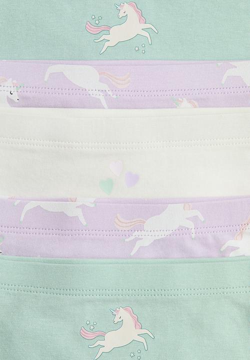 H&M - 5-pack boxer briefs - light turquoise/unicorns