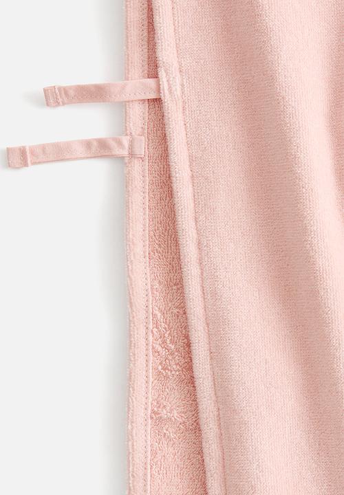 H&M - Towel cape - light pink/flower