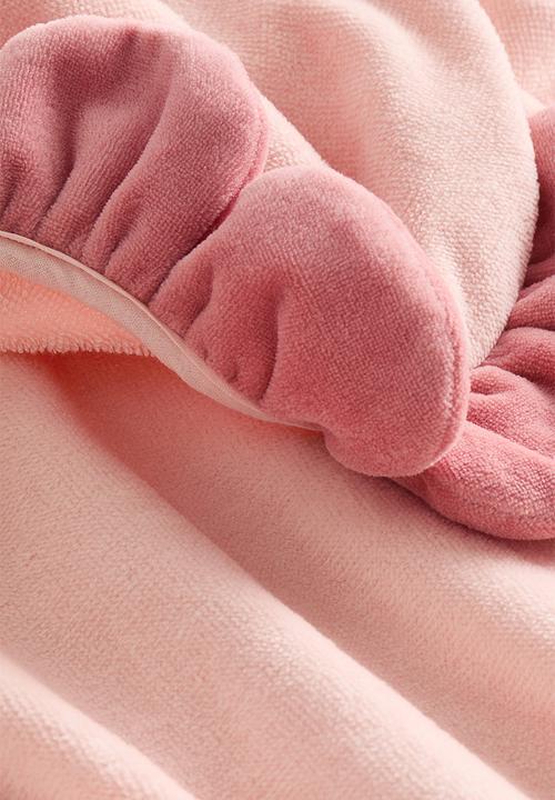 H&M - Towel cape - light pink/flower