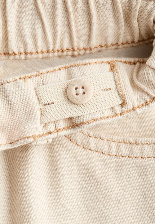 H&M - Loose fit jeans - light beige