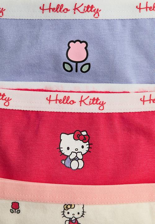 H&M - 7-pack cotton briefs - cream/hello kitty