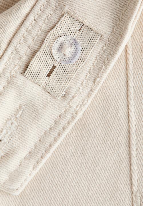 H&M - Flared trousers - light beige