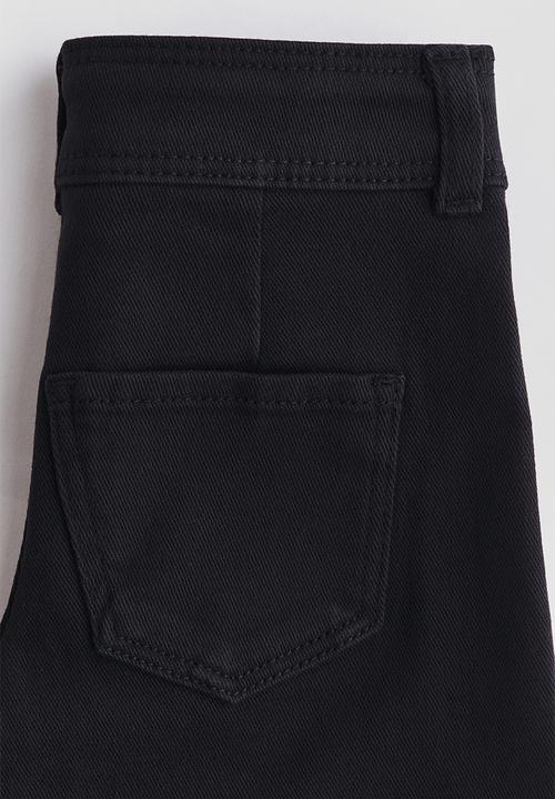 H&M - Flared trousers - black