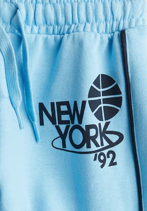 H&M - Cotton sweatshorts - blue/new york