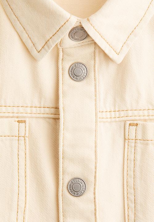 H&M - Denim overshirt - cream