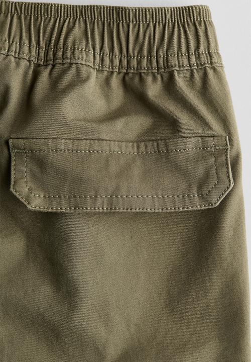 H&M - Cargo trousers - khaki green