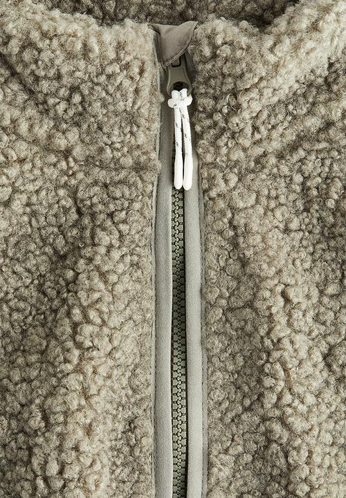 H&M - Thermolite? windproof teddy gilet - khaki green