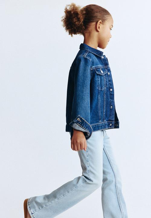 H&M - Super soft flared leg jeans - light denim blue