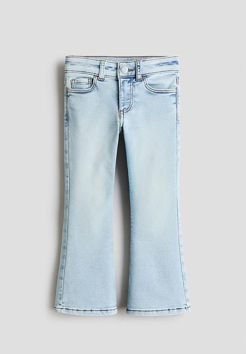 H&M - Super soft flared leg jeans - light denim blue