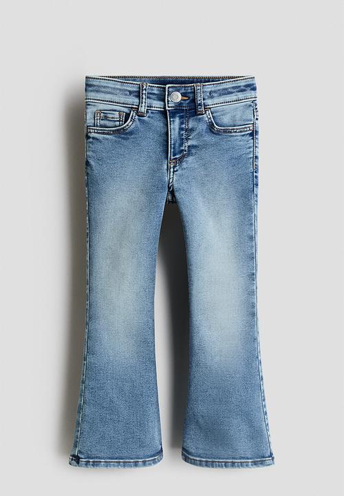 H&M - Super soft flared leg jeans - denim blue