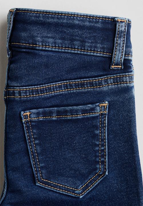 H&M - Super soft flared leg jeans - dark denim blue