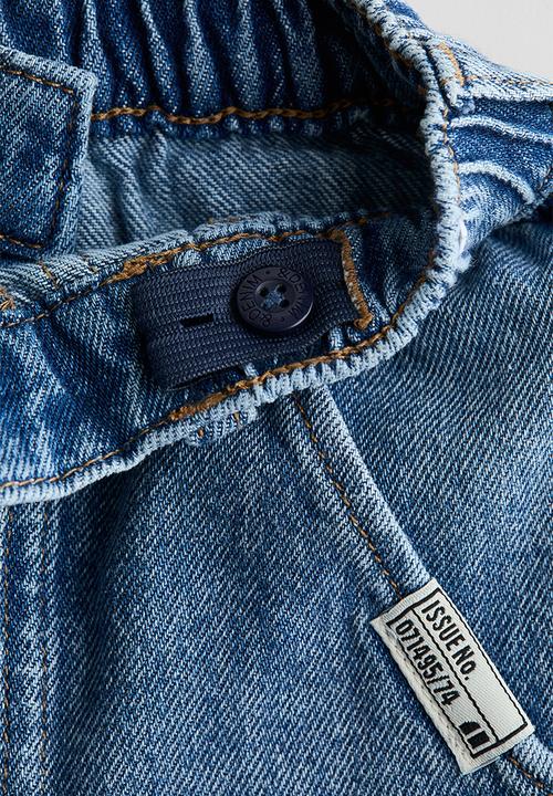 H&M - Loose fit tapered leg jeans - denim blue