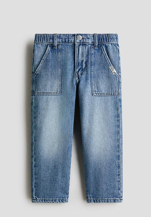 H&M - Loose fit tapered leg jeans - denim blue