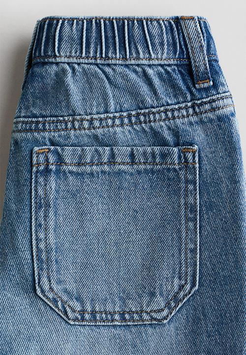 H&M - Loose fit tapered leg jeans - denim blue