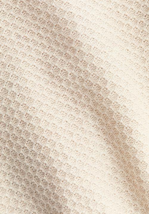 H&M - 2-piece embroidery-detail cotton set - light beige/animals