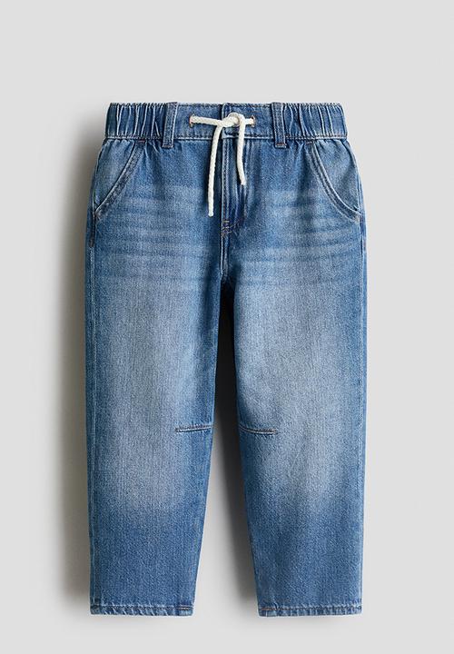 H&M - Cotton denim joggers - denim blue