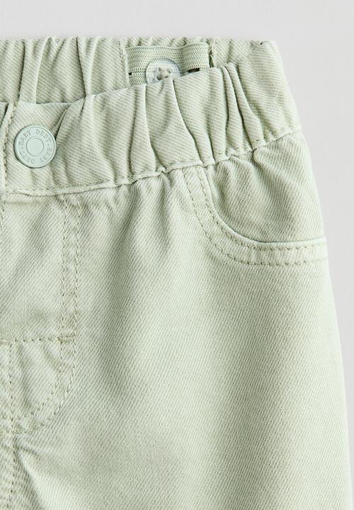 H&M - Cotton trousers - light green