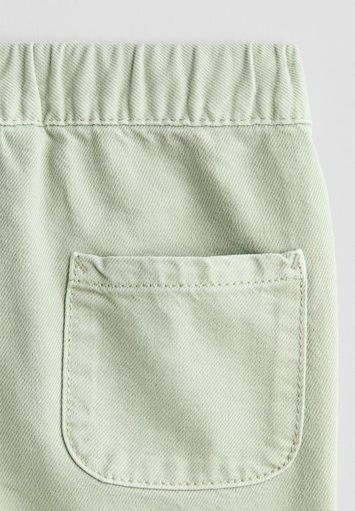 H&M - Cotton trousers - light green