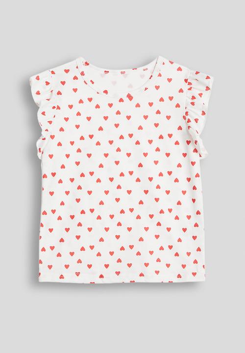 Pop Candy - 3 pack frilled sleeve tees - multi