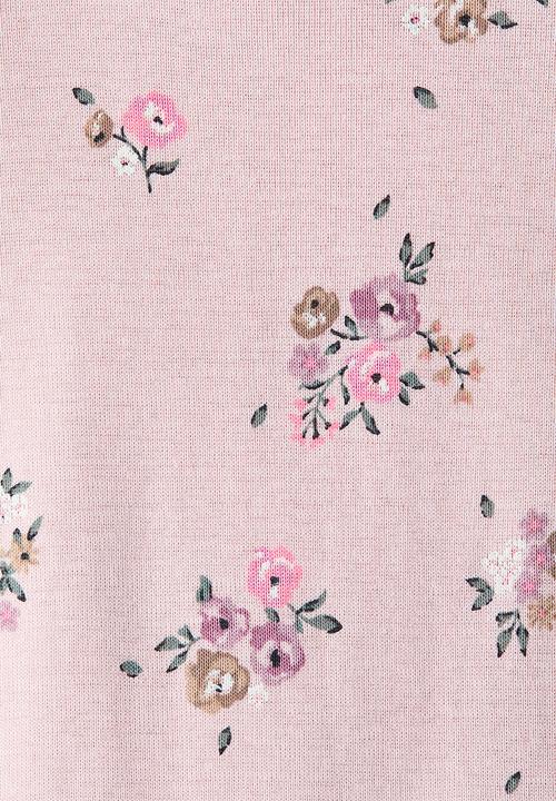 H&M - Printed bodysuit - light pink/floral