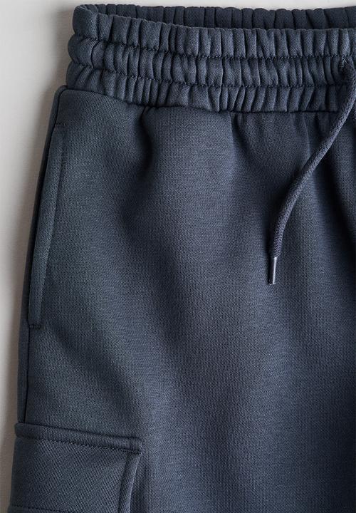 H&M - Cargo sweatshirt shorts - dark grey