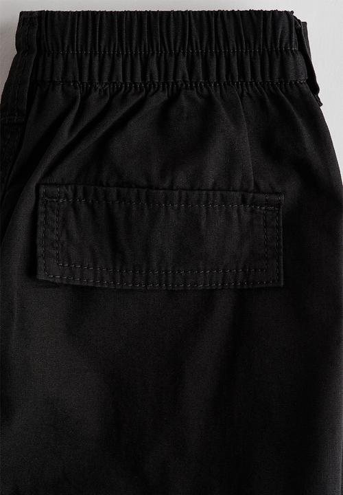 H&M - Cargo trousers - black