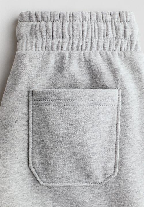 H&M - Brushed-inside joggers - light grey marl