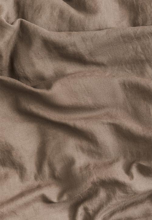 H&M - Linen double/king duvet cover set - mole