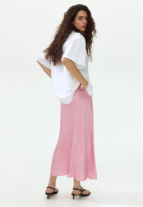 H&M - Midi skirt - pink