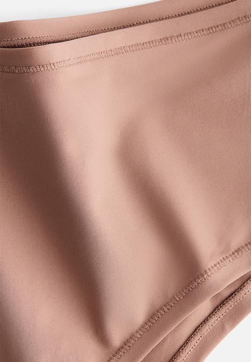 H&M - 3-pack microfibre hipster briefs - dark brown/dark beige
