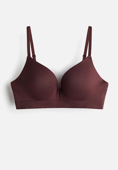 H&M - Seamless push-up-bra - rust brown