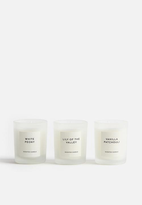 H&M - Gift-boxed 3-pack scented candles - botanical garden