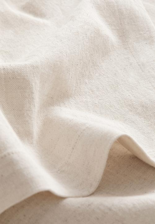 H&M - Linen-blend tablecloth - light beige