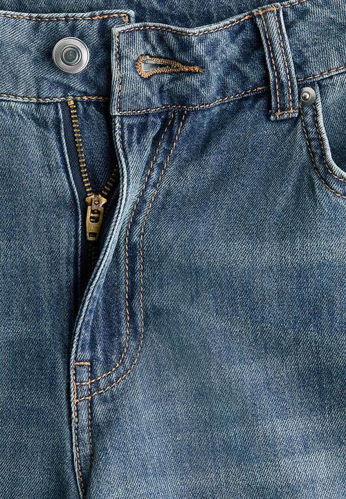 H&M - Wide regular waist jeans - denim blue